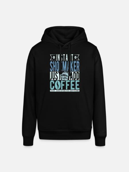 Schuster coffee saying - Stanley/Stella SOUNDER Unisex Hoodie - black