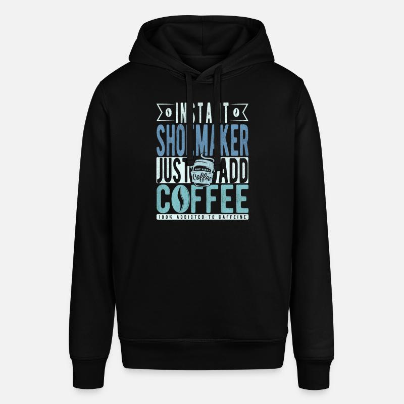 Schuster café dicton - Sweat à capuche SOUNDER Stanley/Stella Unisexe - noir