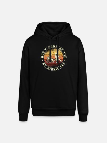 Rollstuhl Für Beinamputierte Prothesen - Stanley/Stella Unisex Hoodie SOUNDER - Schwarz