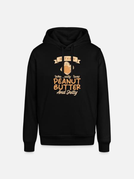 Peanut Butter Lover Gift - Stanley/Stella SOUNDER Unisex Hoodie - black