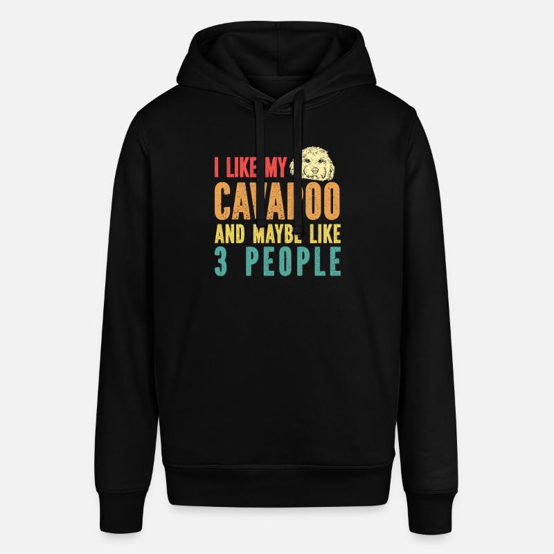 Cavapoo Cavoodle Capoodle Chien - Sweat à capuche SOUNDER Stanley/Stella Unisexe - noir