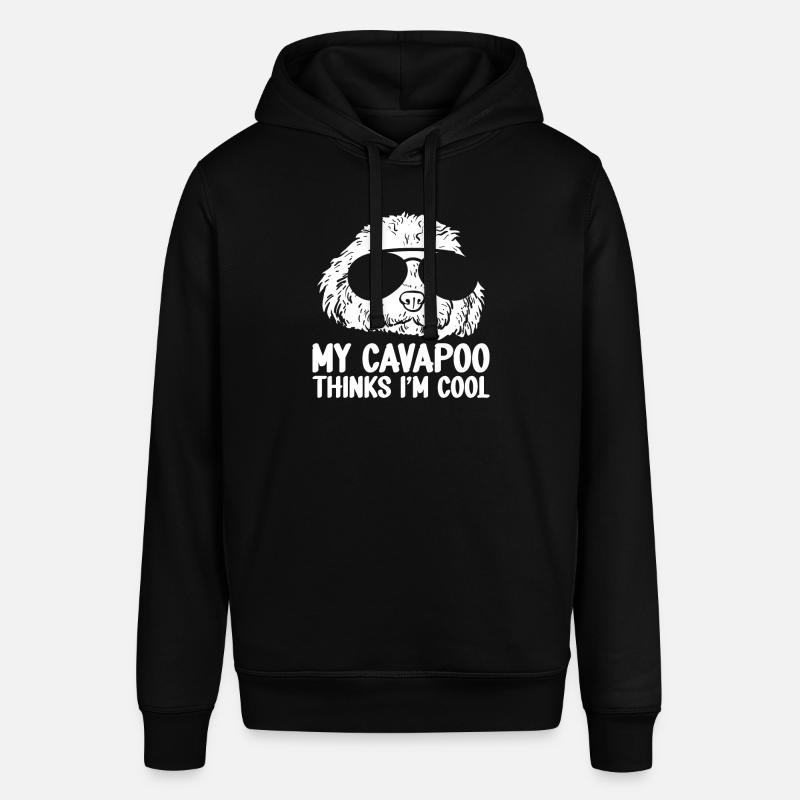 Cavapoo Cavoodle Capoodle Dog - Stanley/Stella SOUNDER Unisex Hoodie - black