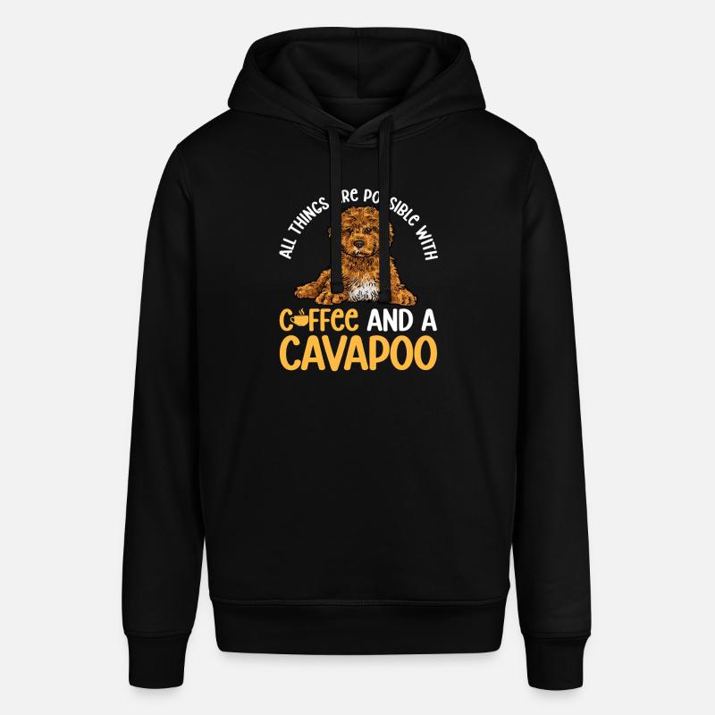 Cavapoo Cavoodle Capoodle Chien - Sweat à capuche SOUNDER Stanley/Stella Unisexe - noir