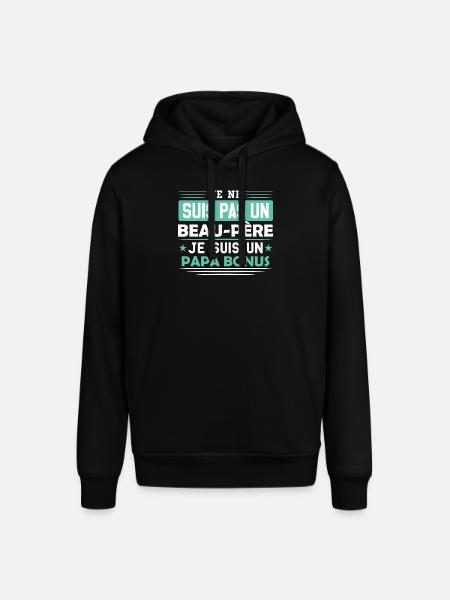 Papa Bonus - Sweat à capuche SOUNDER Stanley/Stella Unisexe - noir