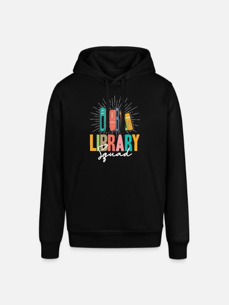 Library Squad - Stanley/Stella SOUNDER Unisex Hoodie - black