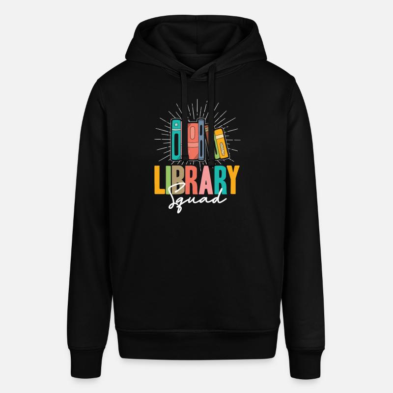 Escouade de la bibliothèque - Sweat à capuche SOUNDER Stanley/Stella Unisexe - noir