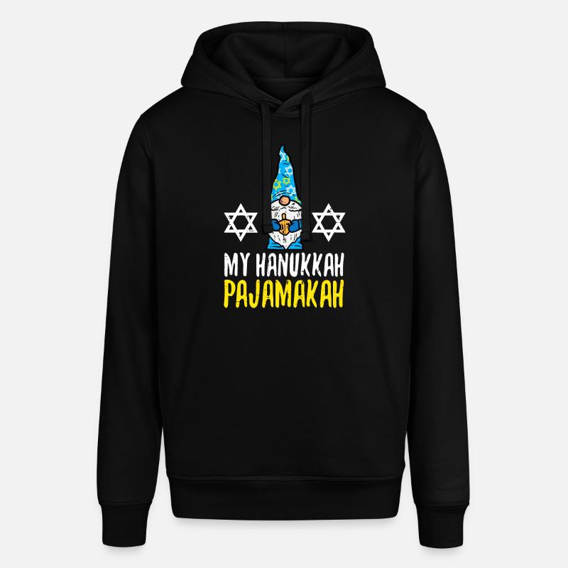 Mon pyjama Hanoukka drôle de Hanoukka pyjama PJs W - Sweat à capuche SOUNDER Stanley/Stella Unisexe - noir