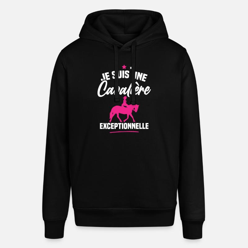 Je suis une cavalière exceptionnelle - Sweat à capuche SOUNDER Stanley/Stella Unisexe - noir