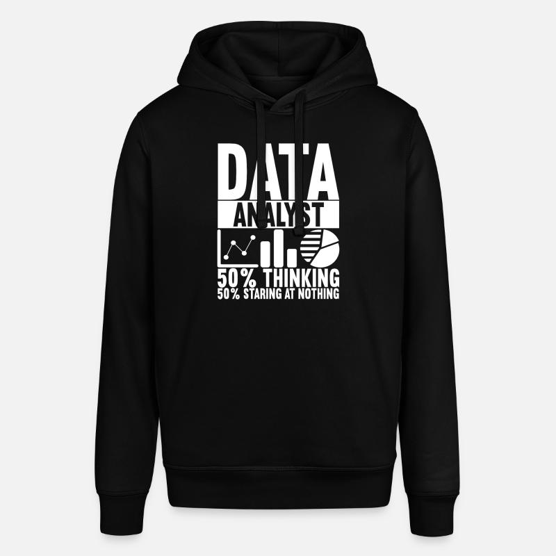 Data Scientist Data Analyst - Stanley/Stella SOUNDER Unisex Hoodie - black
