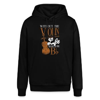 Violon Violoniste Pun Vintage - Sweat à capuche SOUNDER Stanley/Stella Unisexe - noir - Devant - Alina (178cm) & Michal (187cm)