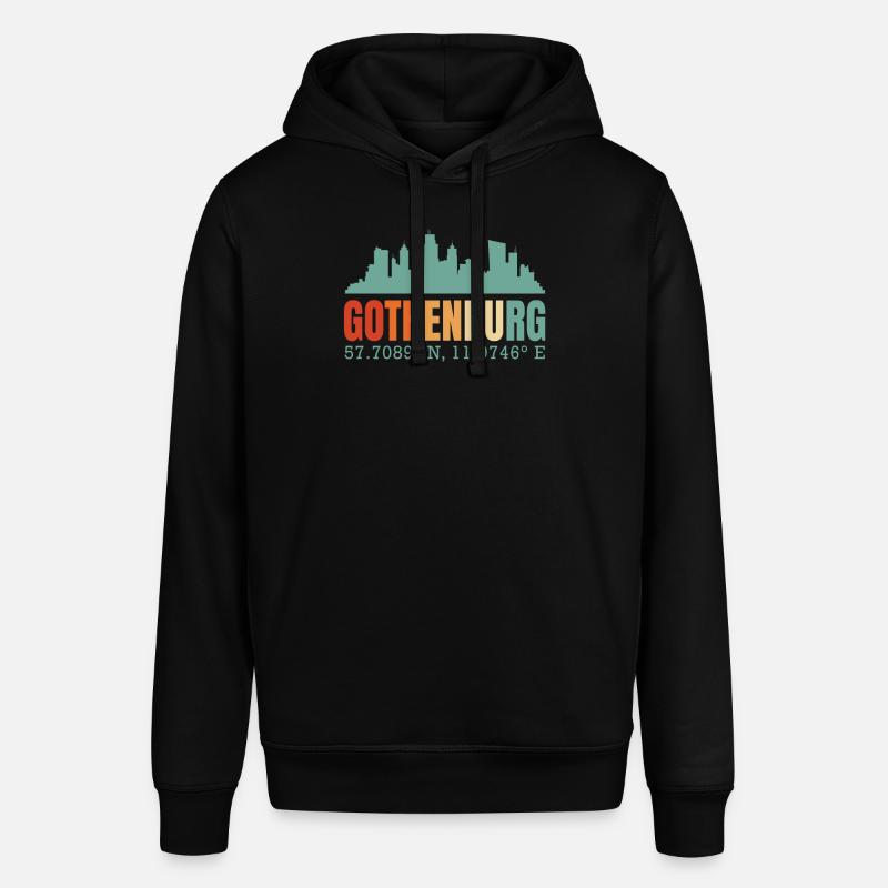 Göteborg Suède Skyline - Sweat à capuche SOUNDER Stanley/Stella Unisexe - noir