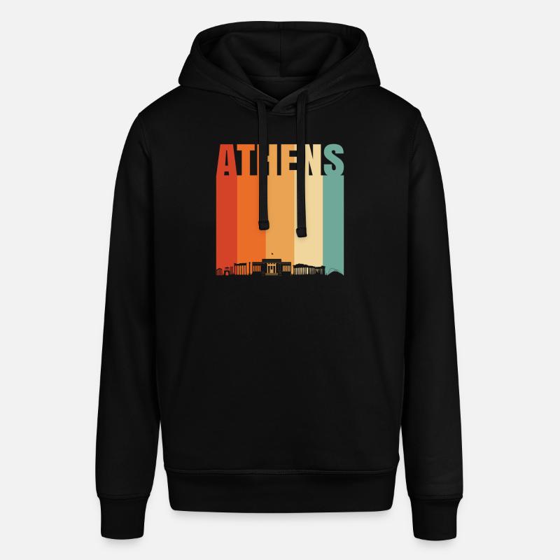 Athènes Grèce Skyline - Sweat à capuche SOUNDER Stanley/Stella Unisexe - noir