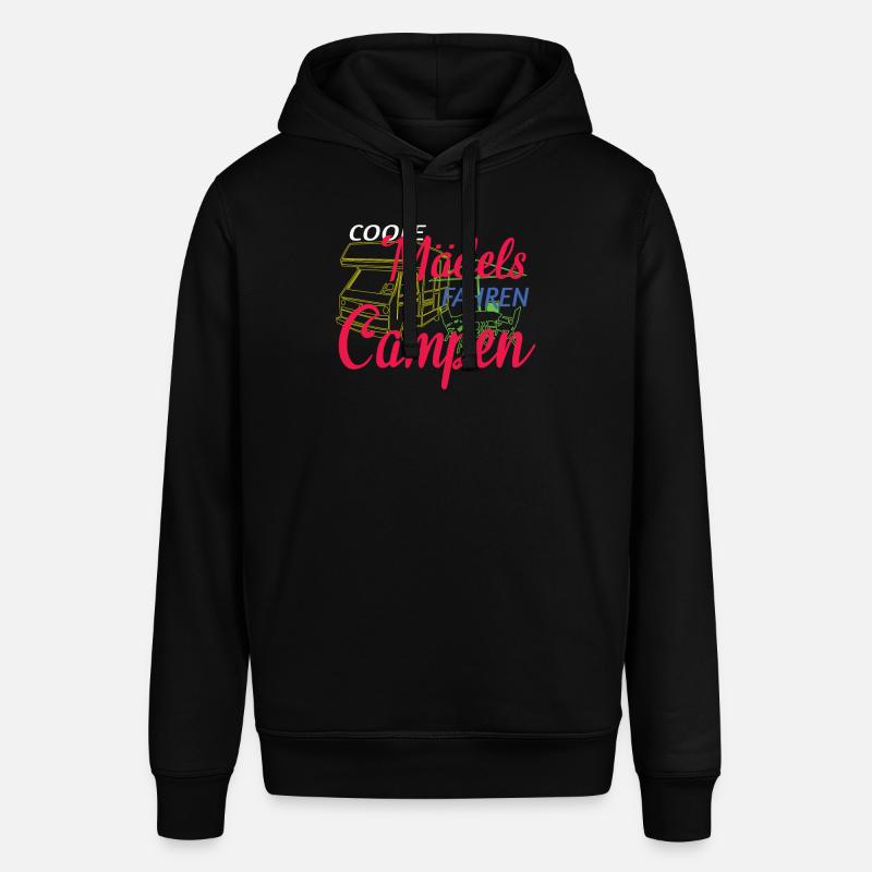 Camper Geschenkidee Camping - Stanley/Stella Unisex Hoodie SOUNDER - Schwarz