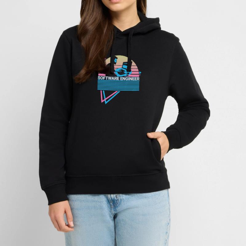Software Engineer Software Engineering Retro Stanley/Stella SOUNDER Unisex Hoodie
