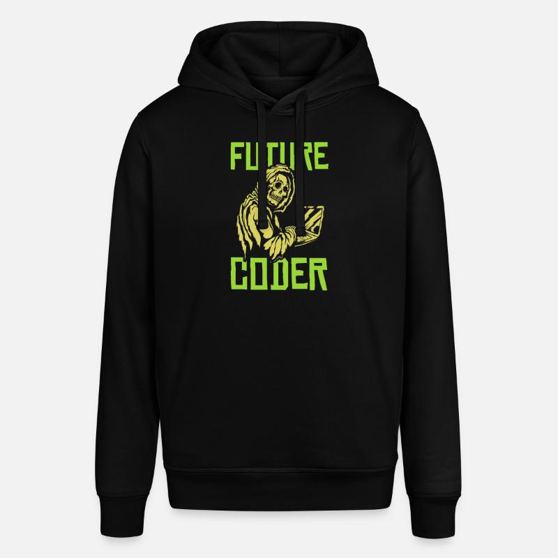 Developer Coder Programmer Skull - Stanley/Stella SOUNDER Unisex Hoodie - black