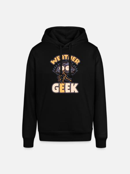 Cadeau météo Geek Météorologie - Sweat à capuche SOUNDER Stanley/Stella Unisexe - noir