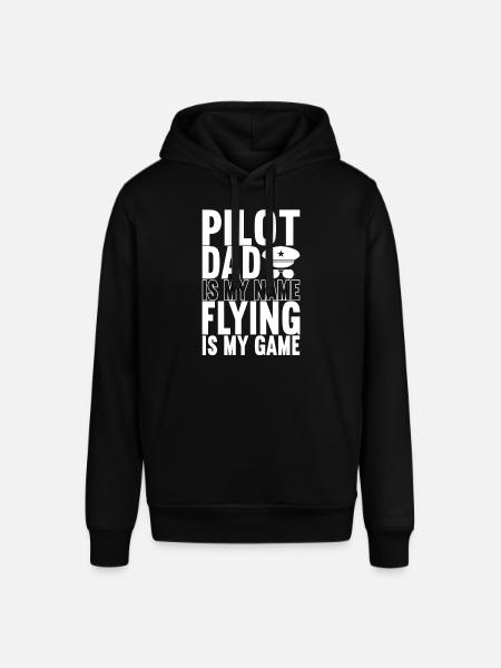 Pilot Flugzeug - Stanley/Stella Unisex Hoodie SOUNDER - Schwarz