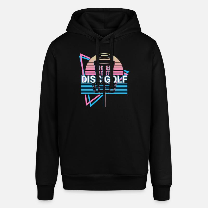 Disc Golf Player Retro - Sweat à capuche SOUNDER Stanley/Stella Unisexe - noir
