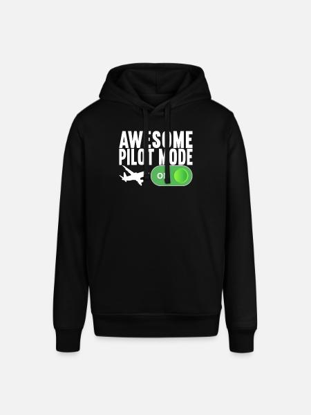 Pilot Flugzeug - Stanley/Stella Unisex Hoodie SOUNDER - Schwarz