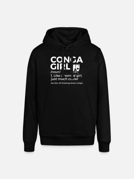 Konga musician - Stanley/Stella SOUNDER Unisex Hoodie - black