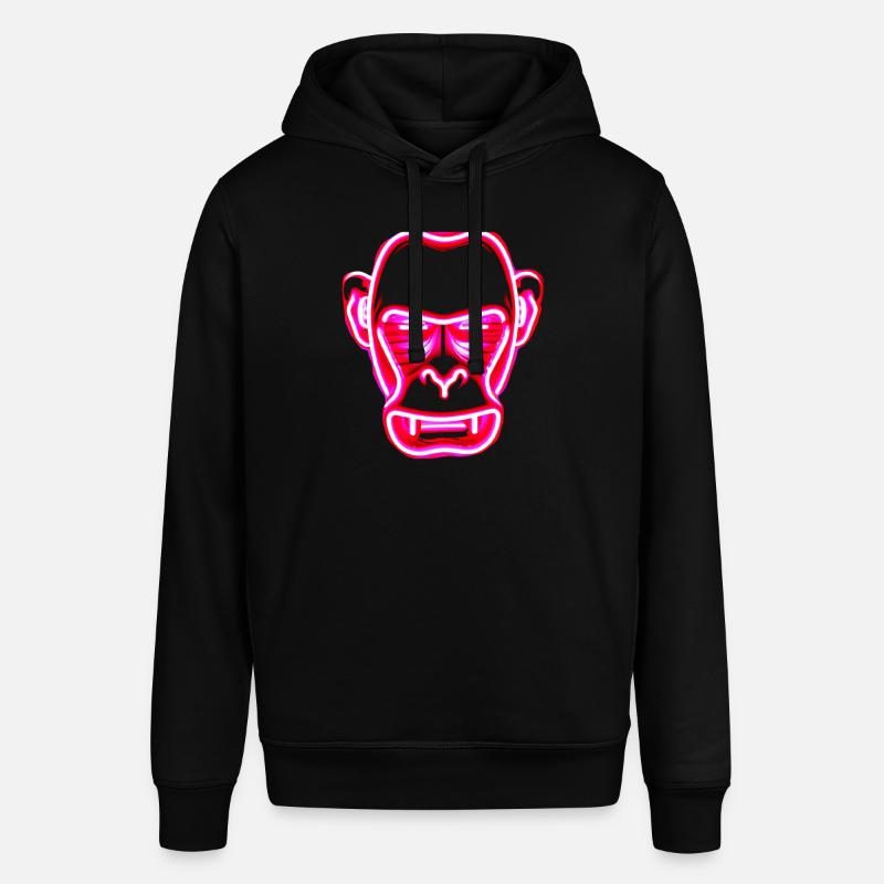 Jeu de singe - Sweat à capuche SOUNDER Stanley/Stella Unisexe - noir
