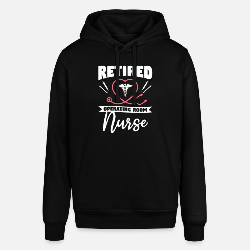 Pensionierte OP-Krankenschwester ODER Ruhestandsschwestern - Stanley/Stella Unisex Hoodie SOUNDER - Schwarz