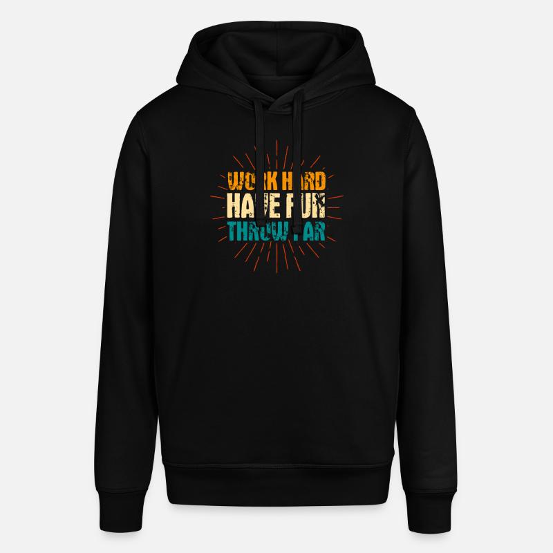 Diskuswerfen Diskuswerfer Geschenk - Stanley/Stella Unisex Hoodie SOUNDER - Schwarz