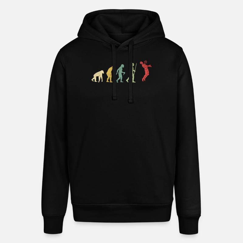 Fußballspieler Evolution - Stanley/Stella Unisex Hoodie SOUNDER - Schwarz