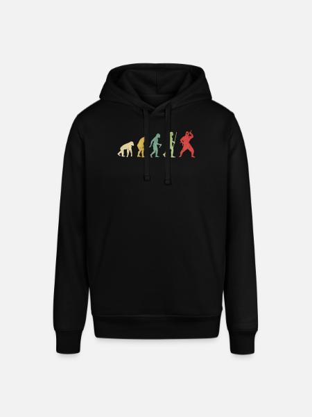 Ninja Pose Evolution - Stanley/Stella SOUNDER Unisex Hoodie - black