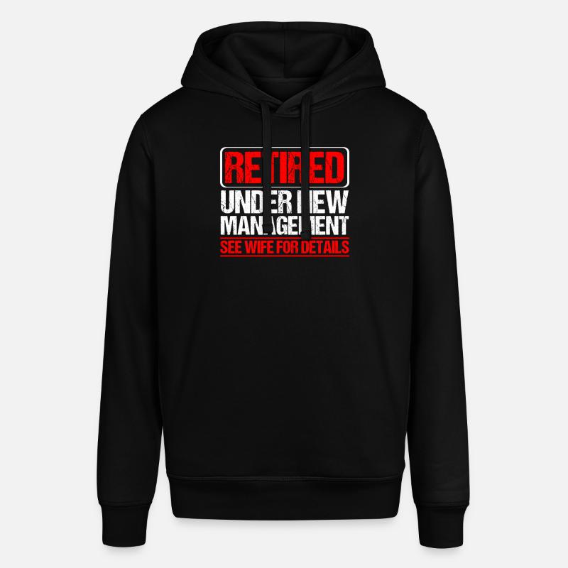 Retraité - Sweat à capuche SOUNDER Stanley/Stella Unisexe - noir