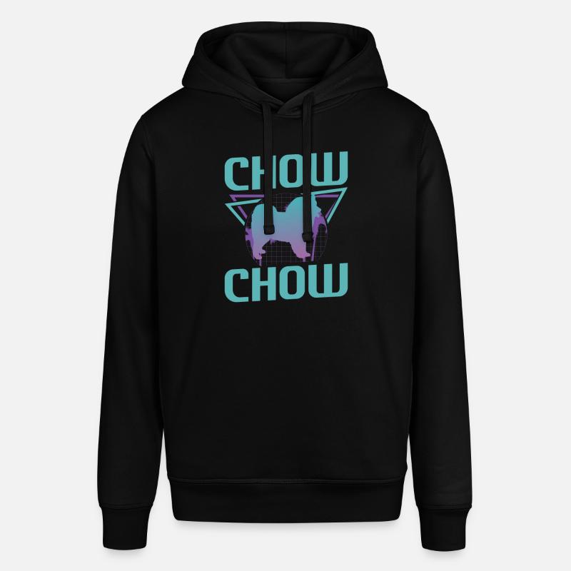 Rétro Chow Chow Dog Lover - Sweat à capuche SOUNDER Stanley/Stella Unisexe - noir