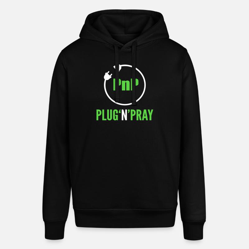 PnP = Plug'n'Pray Programming Programmer Coding - Stanley/Stella Unisex Hoodie SOUNDER - Schwarz