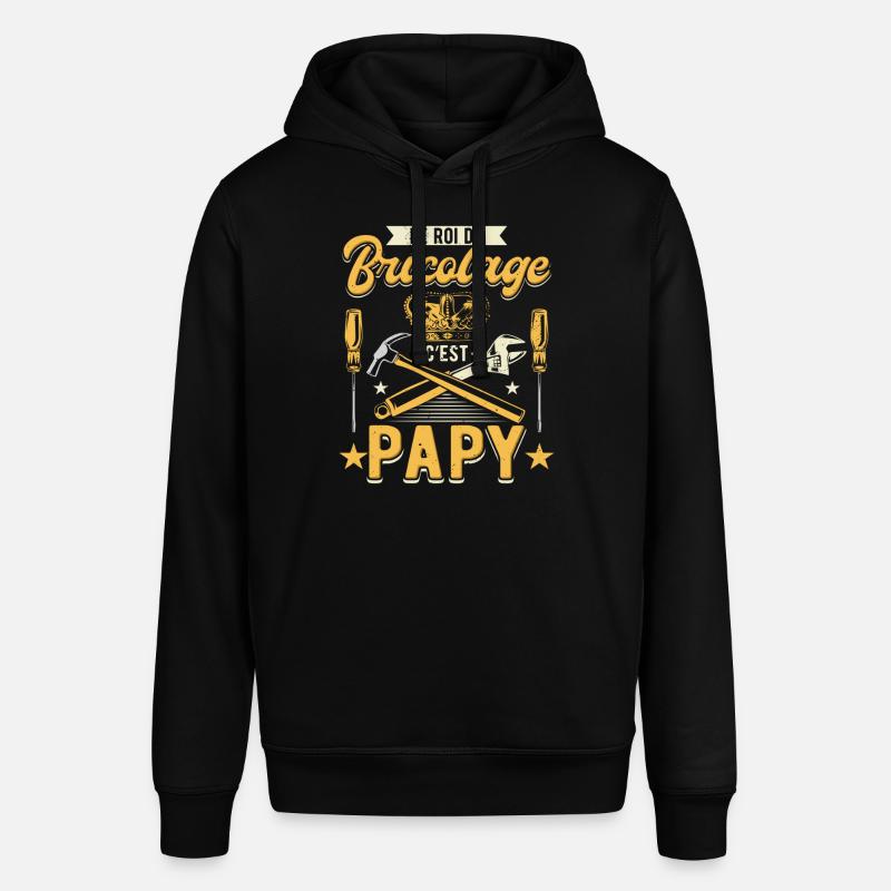 Le Roi Du Bricolage C'est Papy Bricoleur - Sweat à capuche SOUNDER Stanley/Stella Unisexe - noir