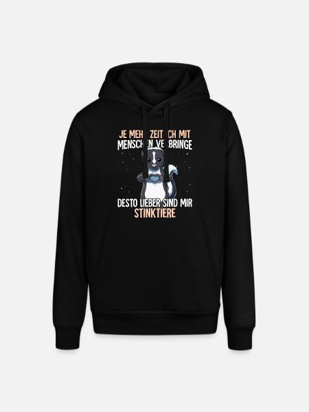 Stinktier - Stanley/Stella Unisex Hoodie SOUNDER - Schwarz