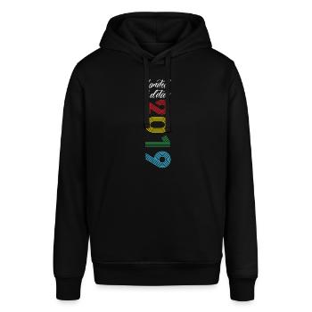 Limited Edition 2019 - Stanley/Stella SOUNDER Unisex Hoodie - black - Front - Alina (178cm) & Michal (187cm)