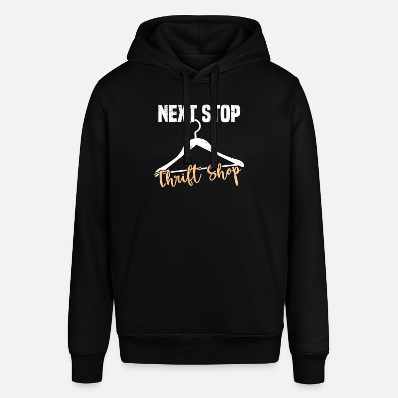 Secondhandladen Secondhand Öko Hipster Gebraucht - Stanley/Stella Unisex Hoodie SOUNDER - Schwarz