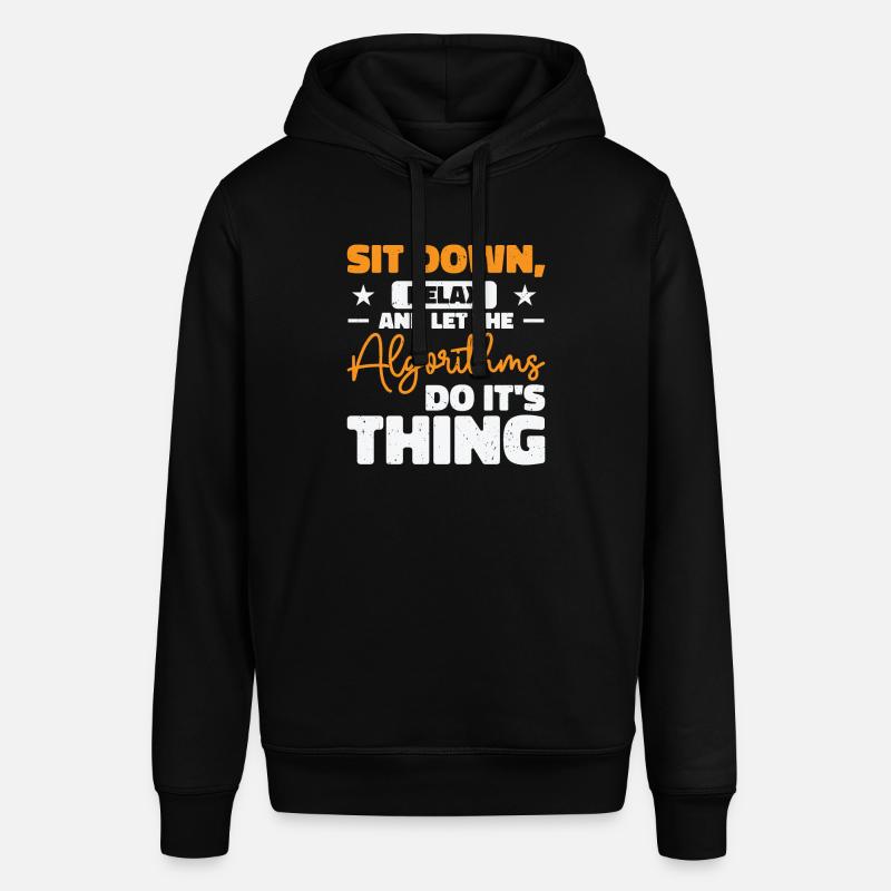 Computer Algorithmus Programmierer Künstliche - Stanley/Stella Unisex Hoodie SOUNDER - Schwarz