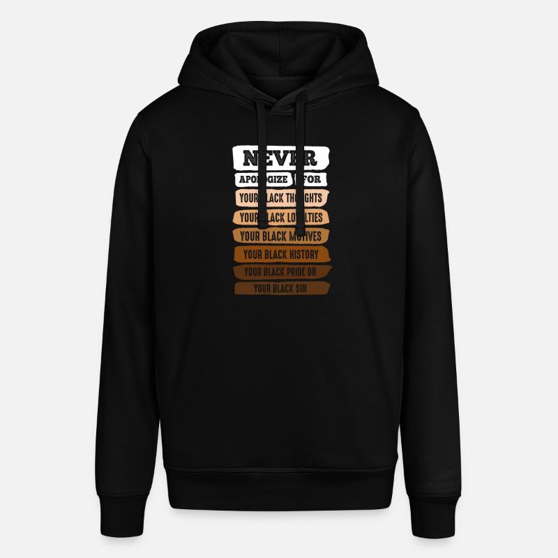 Chaque vie compte - Sweat à capuche SOUNDER Stanley/Stella Unisexe - noir