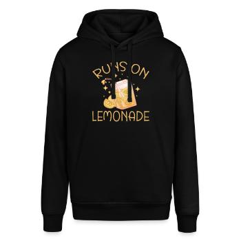 Limonade Geschenkideen - Stanley/Stella Unisex Hoodie SOUNDER - Schwarz - Vorne - Alina (178cm) & Michal (187cm)