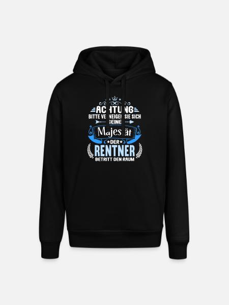 Pensioen 2023 Pensioen Afscheid Gepensioneerde 2023 - Stanley/Stella Uniseks biologische hoodie SOUNDER - zwart