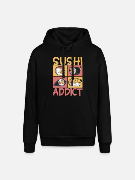 Sushi Kawaii - Stanley/Stella SOUNDER Unisex Hoodie - black