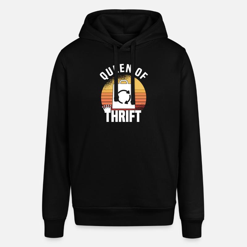 Secondhandladen Secondhand Öko Hipster Gebraucht - Stanley/Stella Unisex Hoodie SOUNDER - Schwarz