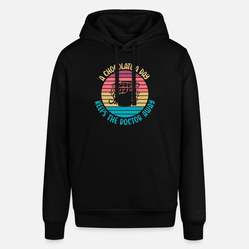Cadeaux pour amateurs de chocolat - Sweat à capuche SOUNDER Stanley/Stella Unisexe - noir