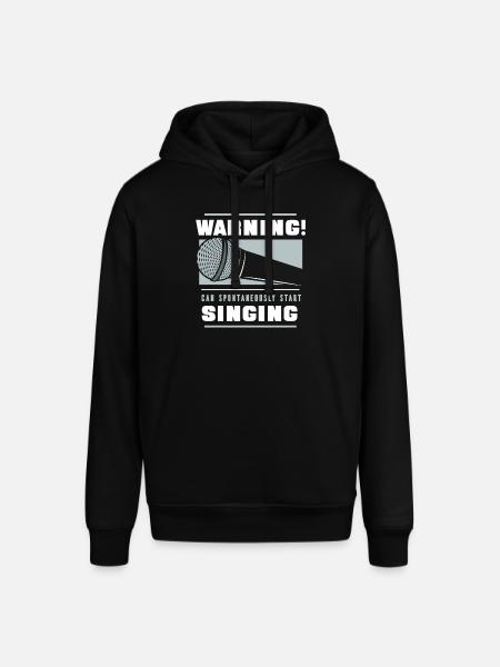 Vocal music singer singing - Stanley/Stella SOUNDER Unisex Hoodie - black