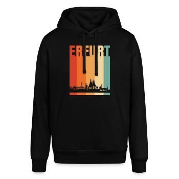 Erfurt - Stanley/Stella Unisex Hoodie SOUNDER - Schwarz - Vorne - Alina (178cm) & Michal (187cm)