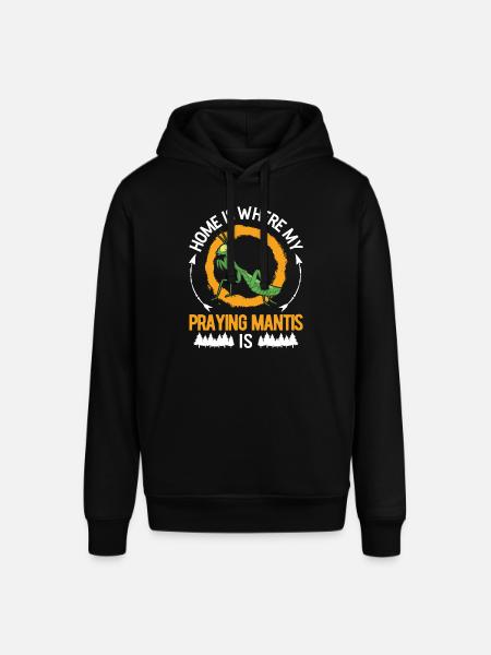 Gottesanbeterin Zuhause Mantis Fangschrecke - Stanley/Stella Unisex Hoodie SOUNDER - Schwarz