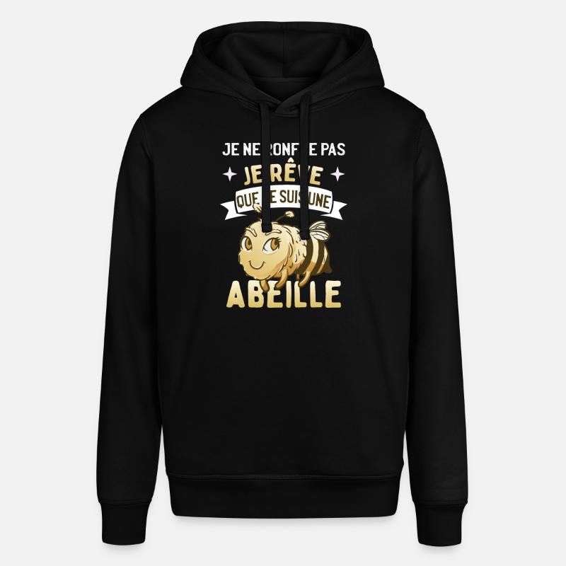 Je Suis une Abeille - Sweat à capuche SOUNDER Stanley/Stella Unisexe - noir