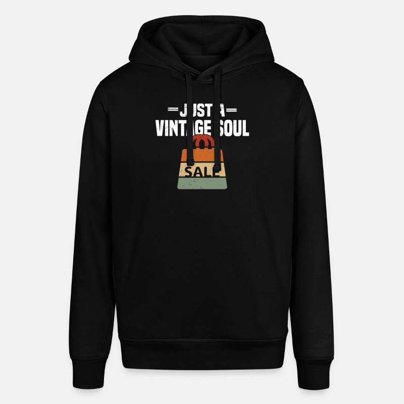 Secondhandladen Secondhand Öko Hipster Gebraucht - Stanley/Stella Unisex Hoodie SOUNDER - Schwarz