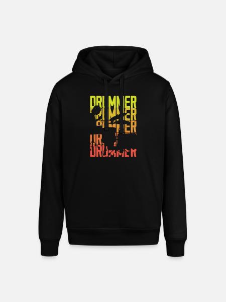 Drums Drummer Gift - Sweat à capuche SOUNDER Stanley/Stella Unisexe - noir