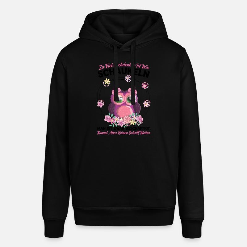 Eule Vogel Eulen Geschenk - Stanley/Stella Unisex Hoodie SOUNDER - Schwarz